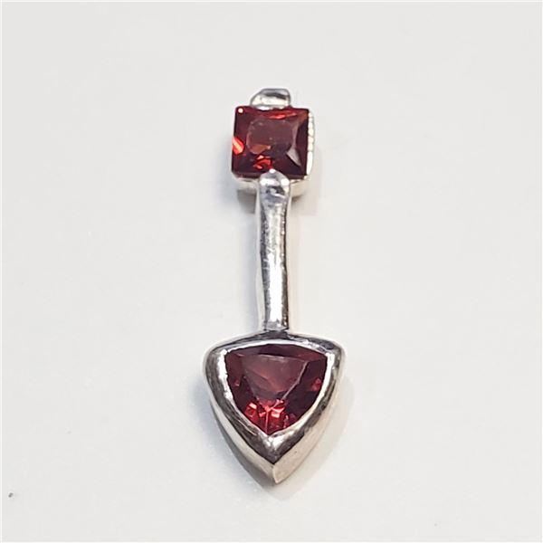 Silver Gemstone Pendant