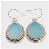 Image 1 : $300 Silver Chalcedony Earrings