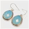 Image 2 : $300 Silver Chalcedony Earrings