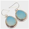 Image 3 : $300 Silver Chalcedony Earrings