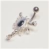 Image 1 : $120 Silver Belly Button