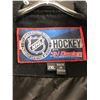 Image 3 : NHL Boston Bruins Official Licensed Denim Bomber Button Jacket by JH Design Group - size 2XL