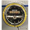 Image 2 : NHL Boston Bruins light-up neon wall clock - tested working