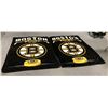 Image 1 : Group of 2 NHL Official Licensed Boston Bruins blankets