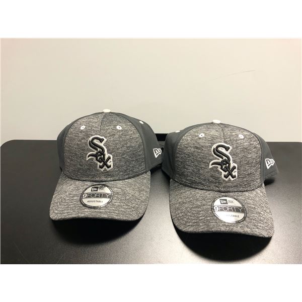 Group of 2 New Era Chicago White Sox 9 Forty caps