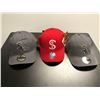 Image 1 : Group of 3 Chicago White Sox caps - includes two New Era 9 Twenty (like new) & one Cooperstown Colle