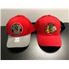 Image 1 : Group of 2 new NHL Chicago Blackhawks caps - includes CCM & NHL Fanatics