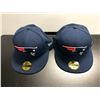 Image 1 : Group of 2 New Era NFL New England Patriots 59 Fifty caps