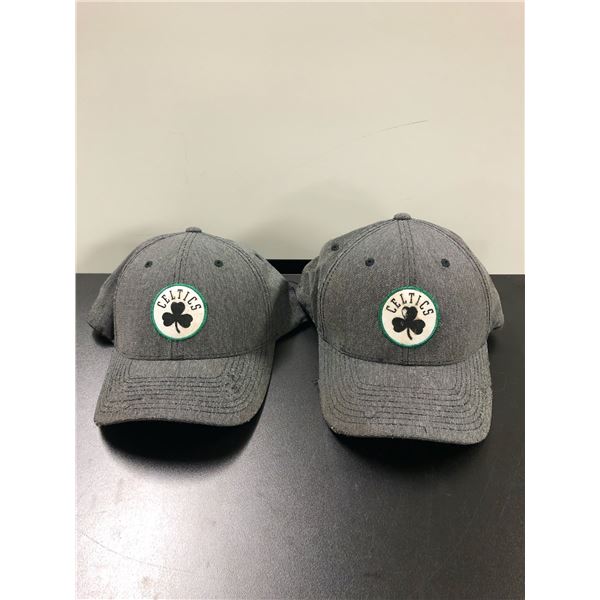 Group of 2 NBA Boston Celtics Mitchell & Ness caps