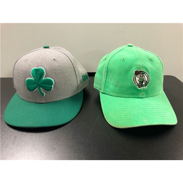 Group of 2 NBA Boston Celtics New Era caps