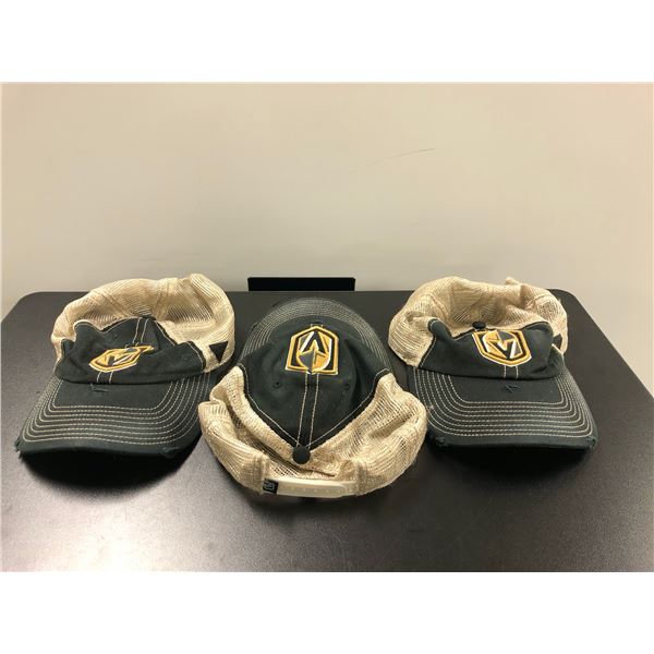 Group of 3 NHL Fanatics Vegas Golden Knights caps