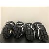 Image 1 : 2 pairs of CCM 15" ice hockey gloves - includes FT370 & FT1