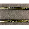 Image 2 : Group of 2 CCM Tacks 7092 ice hockey left handed sticks - includes 85 Flex Grip - Crosby P29 & 75 Fl