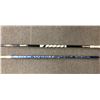 Image 2 : Group of 2 Sher-Wood right handed ice hockey sticks - includes PMP 6030 Crosby & 19K Sr