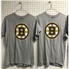 Image 2 : Group of 4 assorted NHL Fanatics Boston Bruins Medium t-shirts