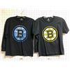 Image 2 : Group of 4 assorted Boston Bruins kids' t-shirts & hoodies - sizes Youth/ M for kids