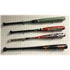Image 1 : Group of 4 assorted baseball bats - includes Mizuno bamboo elite MZE62/ Easton Stealth IMX 13/ Rawli