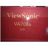 Image 2 : Group of 2 View Sonic 17" LCD monitors VA708a