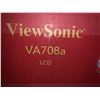 Image 2 : Group of 2 View Sonic 17" LCD monitors VA708a