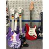 Image 2 : Group of assorted kids' guitar toys w/ drum & stick