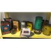 Image 1 : A large lot of collectible Oil Tins, Matchbox, Lubricant, Etc...