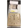 Image 1 : 2 Boxes of Vintage Sports Cards & Mid Century Clock