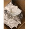 Image 2 : Box full of glass round base bottles