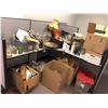 Image 1 : Huge Lot of Flags, Hangers, Electrical Lighting Bits, Antique Light Fixtures, Timing Clock, Etc...