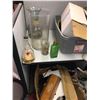 Image 2 : Huge Lot of Flags, Hangers, Electrical Lighting Bits, Antique Light Fixtures, Timing Clock, Etc...