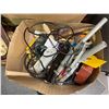 Image 2 : Large Group of Chinese Scrolls, Lighting, Rope, Wire, Steel Casters, Antique Egg Cartons, Etc...