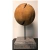 Image 2 : Wooden Sphere On A Base
