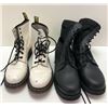 Image 1 : Patent Leather Doc Martens (8.5 US) & Police Boots