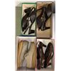 Image 1 : 4 Pairs Of Vintage Ladies Suit Shoes