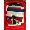 Image 2 : Large Bin of Flags