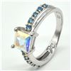 Image 2 : $100 Silver Azotic Topaz Cz(3.1ct) Ring
