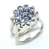 Image 2 : $400 Silver Certified Tanzanite Blue Topaz(7.4ct) Ring