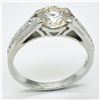 Image 2 : $500 Silver Certified Moissanite ( Round 8 & 1.5 Mm)(5.05ct) Ring