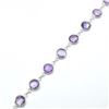 Image 2 : $200 Silver Amethyst(7.1ct) Bracelet