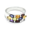 Image 3 : $150 Silver Multi Colour Gem Stone(3.35ct) Ring