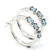 Image 2 : $90 Silver Blue Topaz London(1.75ct) Earrings