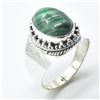 Image 2 : $90 Silver Melakite(7.45ct) Ring