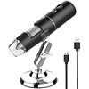 Image 1 : Wireless Digital Microscope Handheld USB HD Inspection Camera 50x-1000x Magnification (NEW IN BOX)