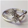 Image 1 : $100 Silver CZ Ring