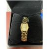 Image 2 : Seiko ladies golden stainless steel wrist watch w/ case & box