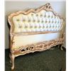 Image 2 : Queen size bed tufted headboard w/ footboard
