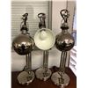 Image 2 : Set of 3 contemporary adjustable desk lamps