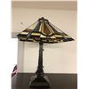 Image 1 : Decorative table lamp w/ Tiffany style stained glass shade