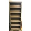 Image 1 : 6 tier wooden shelf (approx. 32 1/2in wide x 12in depth x 7ft tall)
