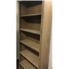 Image 2 : 6 tier wooden shelf (approx. 32 1/2in wide x 12in depth x 7ft tall)