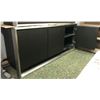 Image 1 : Modern 3 door office credenza (approx. 71in wide x 17 1/2in depth x 31 1/2in high